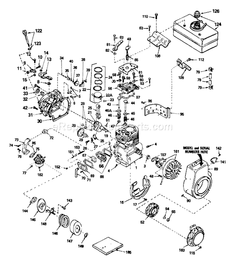 Page C Diagram and Parts List for 8762-0  Briggs and Stratton Generator
